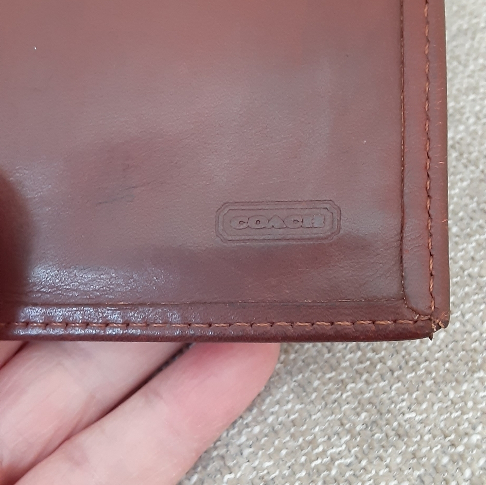 Coach  vintage Red and Brown Women's Wallet - Picture 2 of 12
